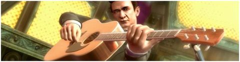 Johnny Cash w Guitar Hero 5. Utwory z poprzednich gier również.