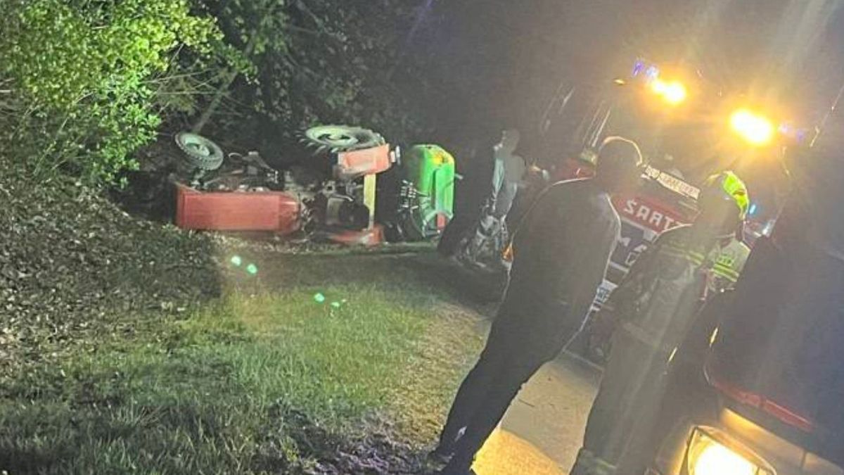 Wypadek w Kłębowicach. Kierowca i pasażerka byli pijani