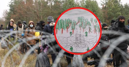 Oto, co narysowała 6-letnia dziewczynka po przekroczeniu granicy polsko-białoruskiej. "Serce pęka"