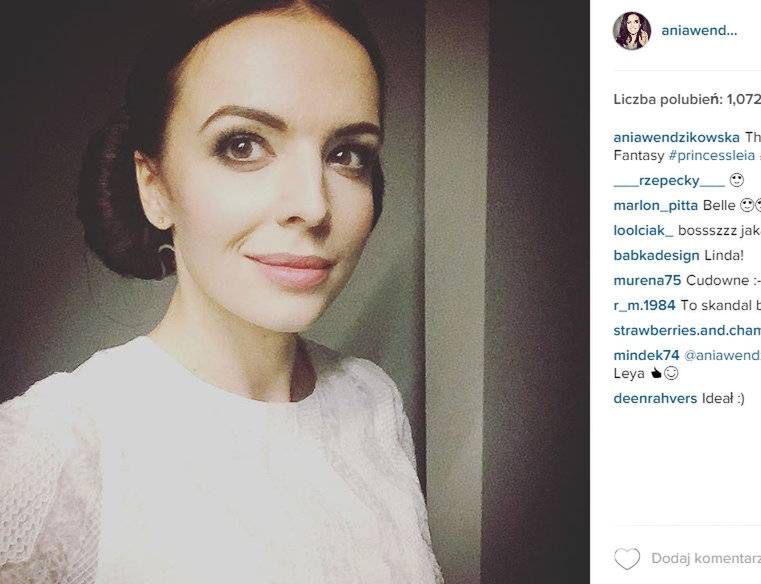 Anna Wendzikowska na Instagramie
