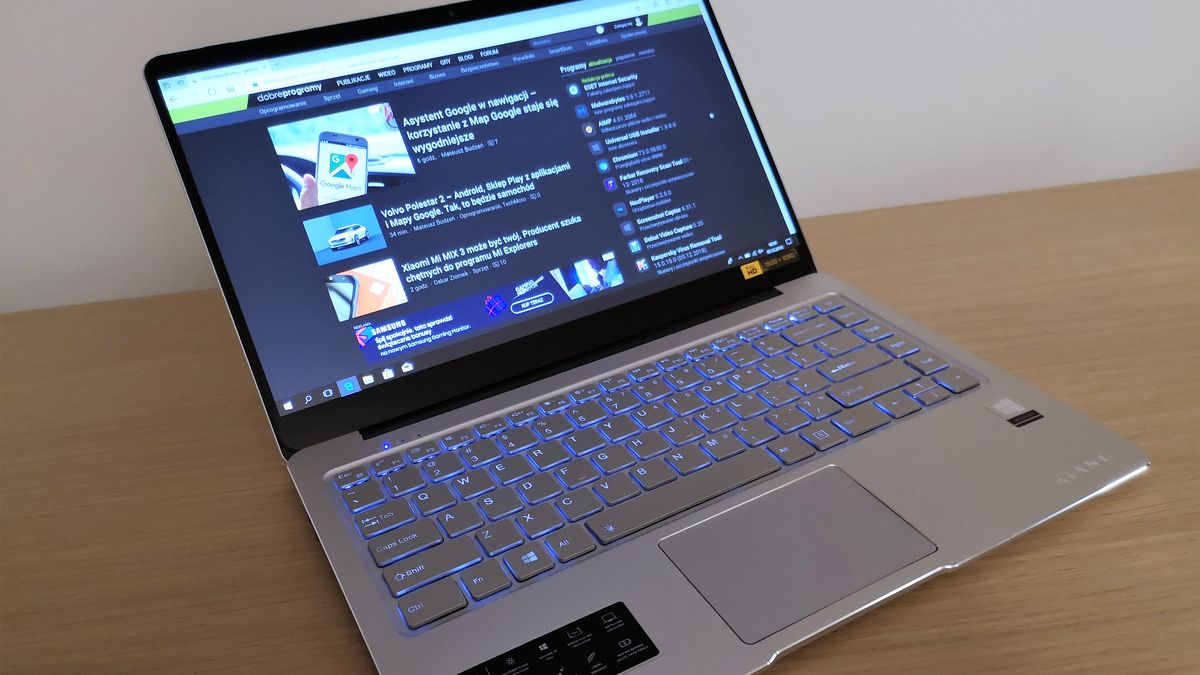Kiano Elegance 14.2 Pro – test lekkiego laptopa z zestawem programów dla firm 1