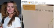 Hanna Lis odchudza się "dietą pudełkową"