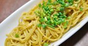 Ugotowany makaron spaghetti wzbogacony w proteiny