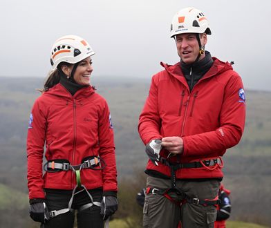 Księżna Kate i książę William w Walii. Przyglądali się pracy górskich ratowników