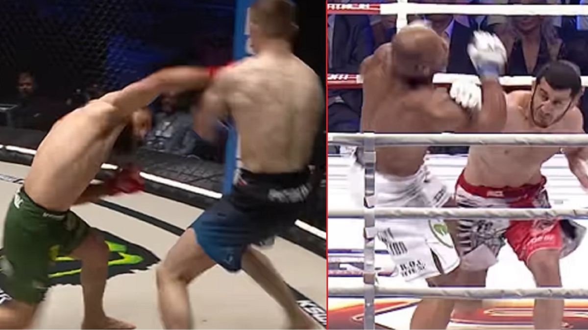 Instagram / KSW / Na zdjęciu: Porównanie nokautów Adama Soldajewa i Mameda Chalidowa.