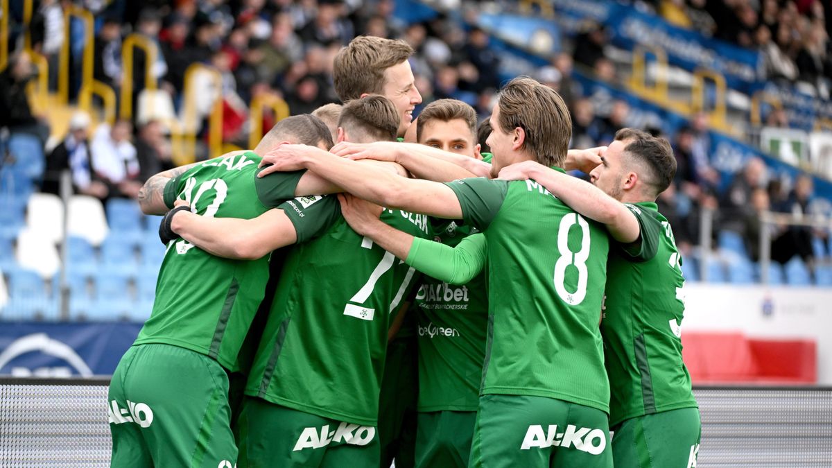 PAP / Darek Delmanowicz / Na zdjęciu: radość zawodników Warty Poznań