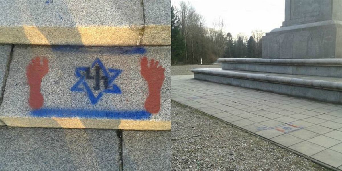 Swastyka i gwiazda Dawida na Cmentarzu Żołnierzy. MKiDN: stanowczo potępiamy