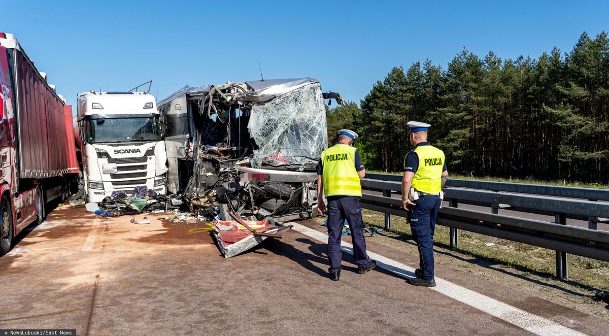 Wypadek polskiego autokaru na A12 w Niemczech