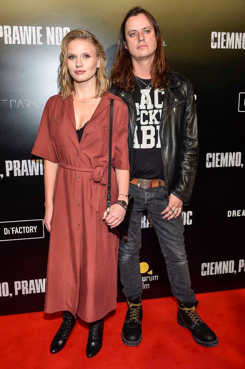 Natalia Rybicka, Michał Sobociński - premiera filmu "Ciemno prawie noc"