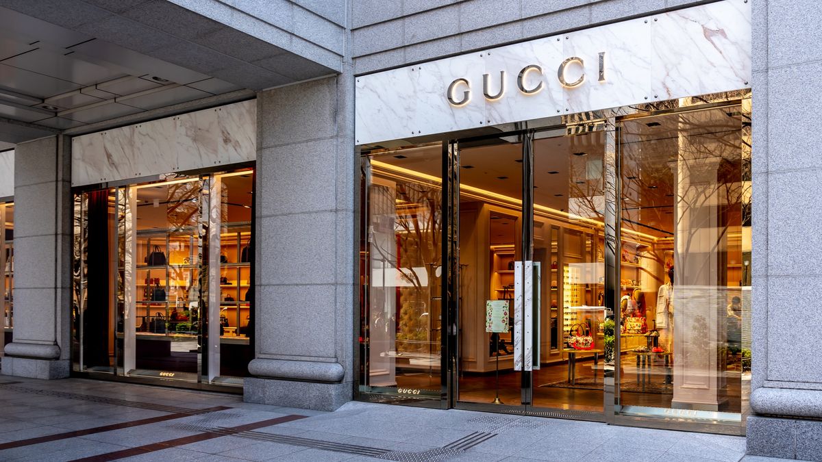 Na zdjęciu butik Gucci