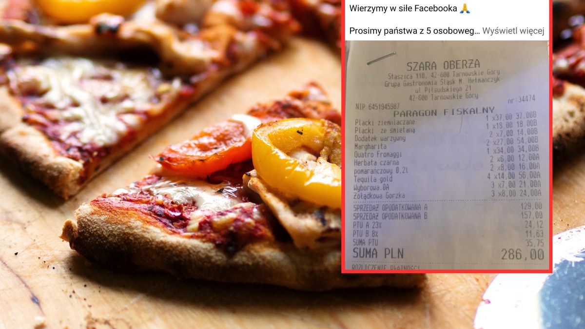 Restauracja apeluje do klientów, aby opłacili należność za rachunek