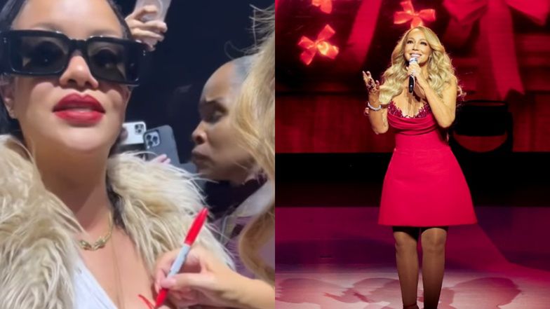 Mariah Carey daje autograf Rihannie 