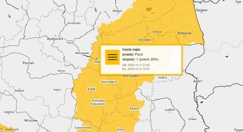 IMGW ostrzega przed gęstą mgłą. Alerty dla ośmiu województw, także na Mazowszu!