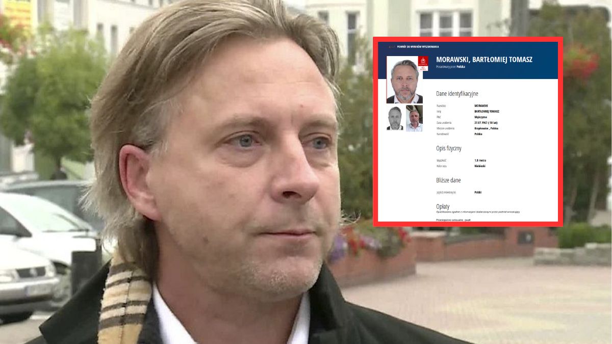 Bartłomiej Morawski otrzymał czerwoną notę Interpolu.