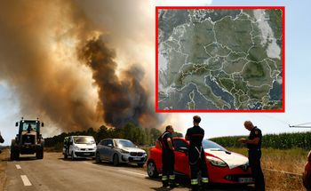 Dym rozprzestrzenia się nad Europą. Pokazali zdjęcie satelitarne
