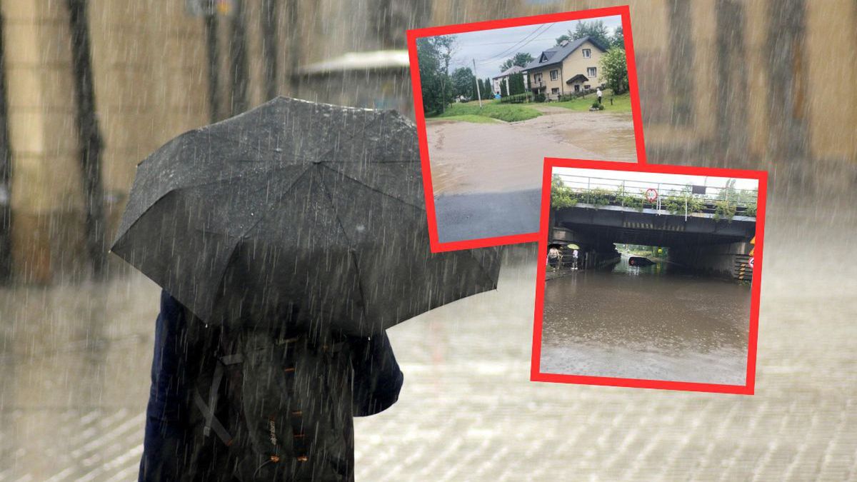 Ulewy suną przez Polskę. Pojawiają się pierwsze relacje i zdjęci