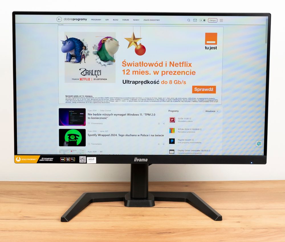 Monitor iiyama&nbsp;G-Master GB2795HSU-B1 Gold Phoenix front