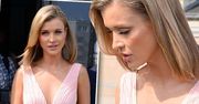 Sukienka spłatała Joannie Krupie przykrego figla na konferencji "Top Model"! Nie uwierzycie co robił Dawid Woliński, gdy modelka walczyła z kreacją