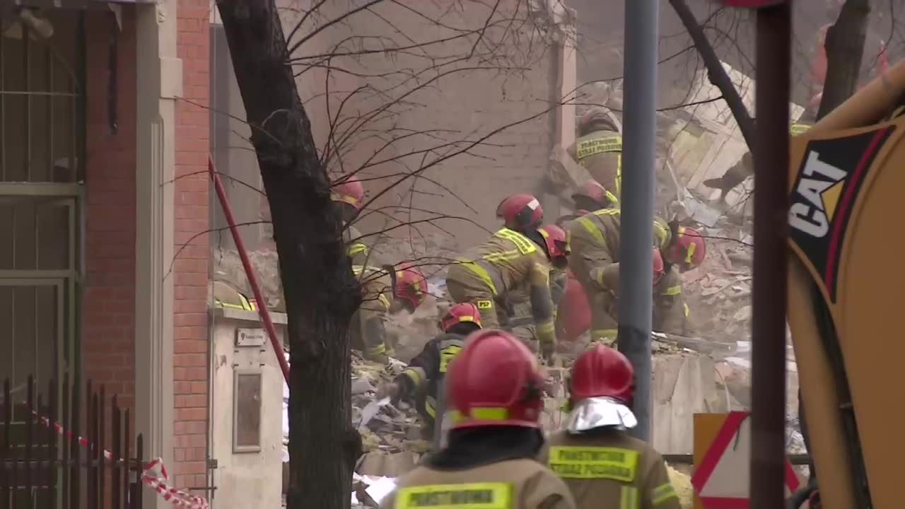 “Wybuch gazu to wiodąca hipoteza”. Prokuratura po zawaleniu się budynku w Katowicach