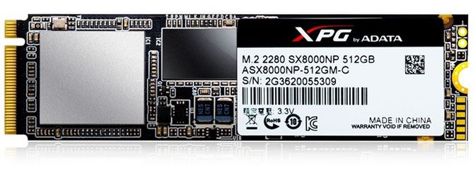 Adata XPG SX8000: dyski SSD z pamięciami 3D NAND i prędkościach sięgających 2400 MB/s 2