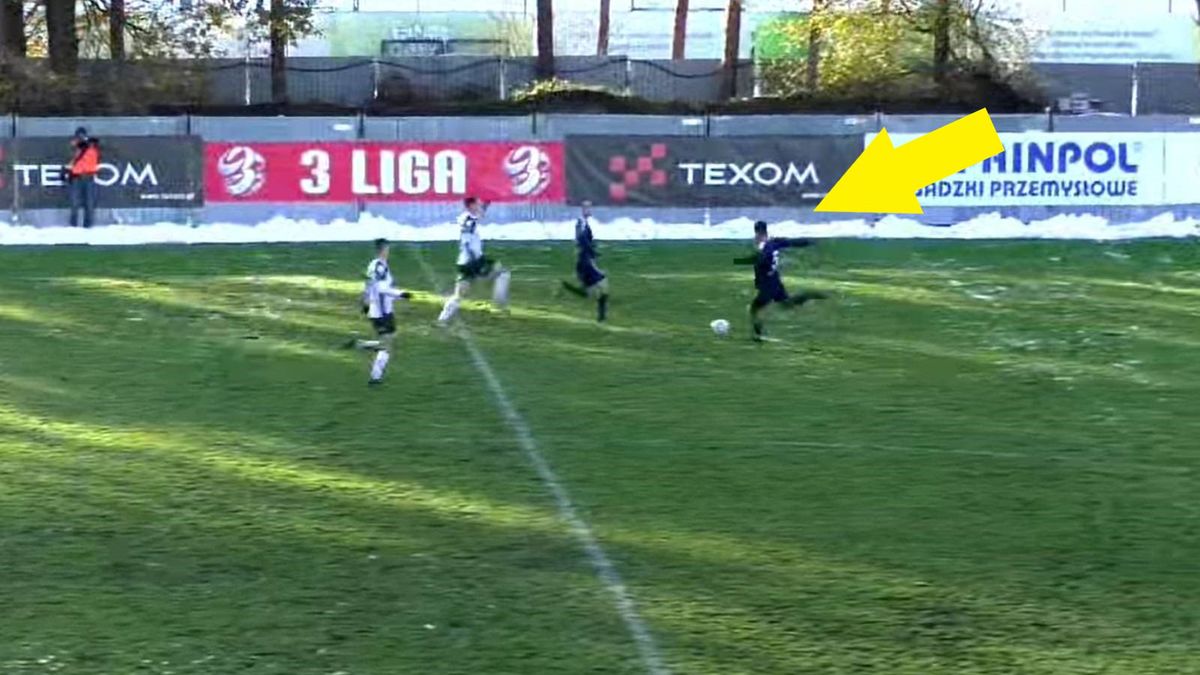 Niecodzienny gol w III lidze