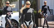 Khloe Kardashian popisuje się wyrzeźbioną w pocie czoła sylwetką (ZDJĘCIA)