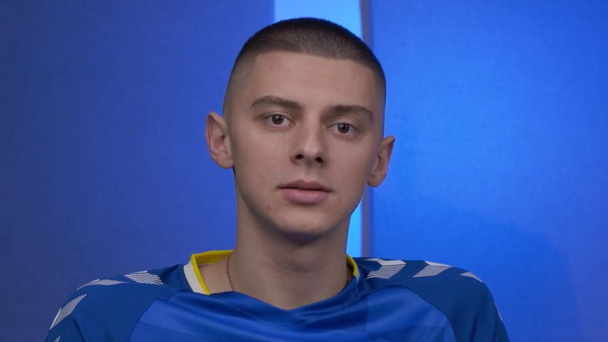 Twitter / Everton / Na zdjęciu: Witalij Mykołenko