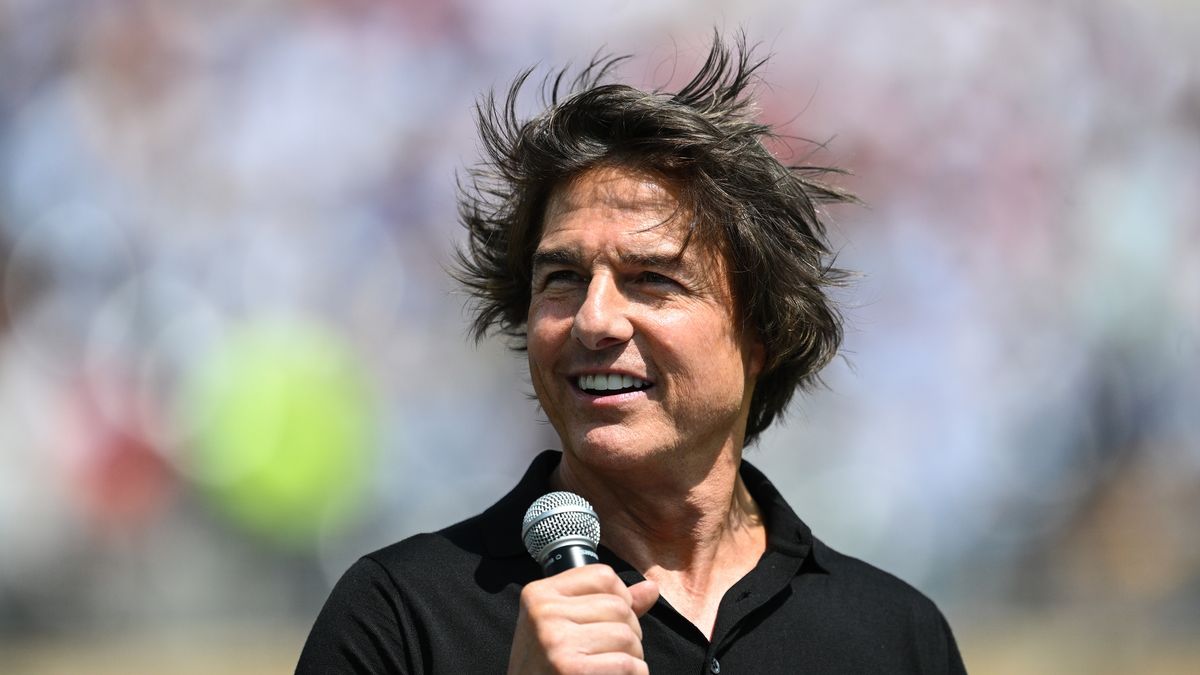 EAST RUTHERFORD, NEW JERSEY - JULY 19: Tom Cruise looks during the FIFA World Cup 2026 Final match between Spain and Argentina at New York New Jersey Stadium on July 19, 2026 in East Rutherford, New Jersey. (Photo by Image Photo Agency/Getty Images)