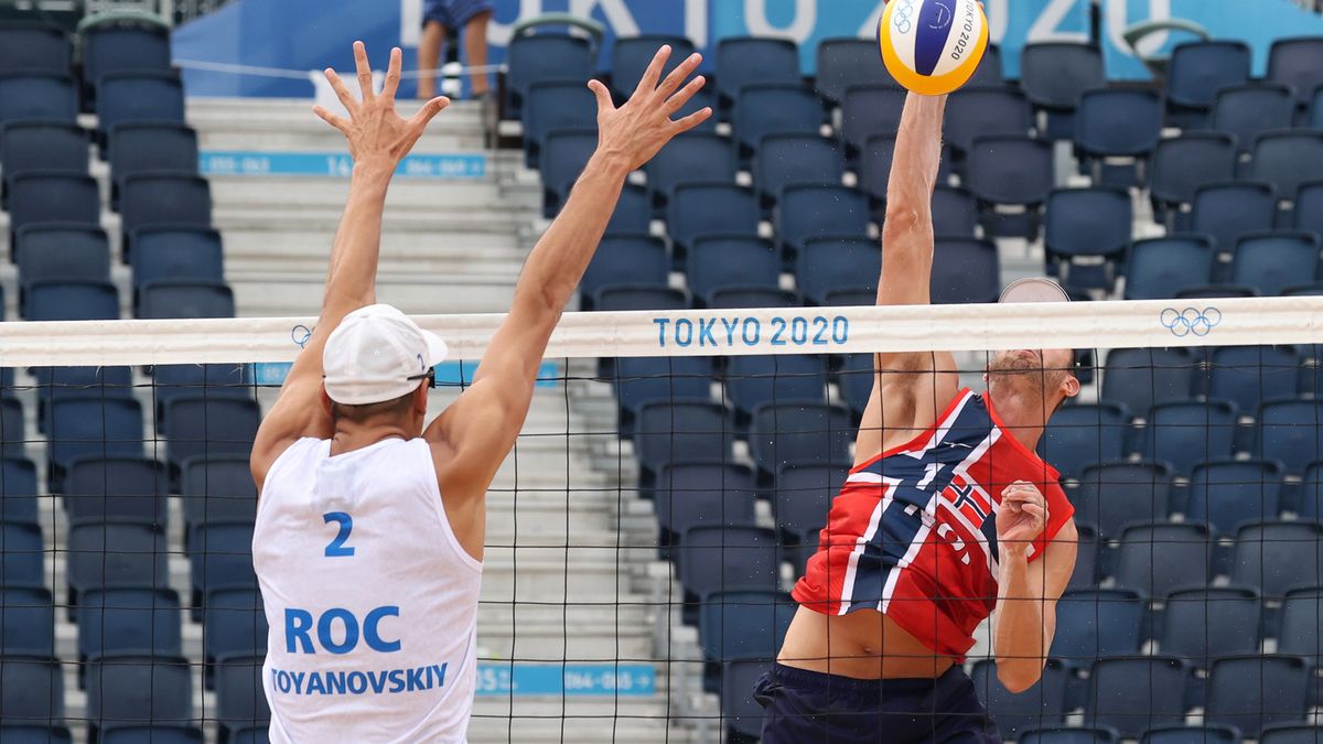 finał turnieju siatkarzy plażowych na Igrzyskach Olimpijskich w Tokio