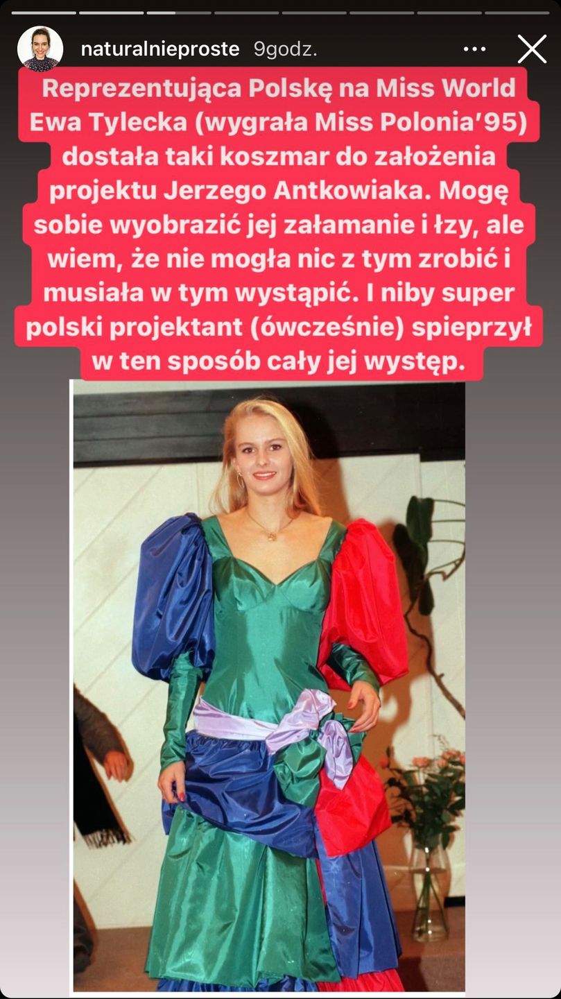 Ewa Tylecka na Miss World 1995