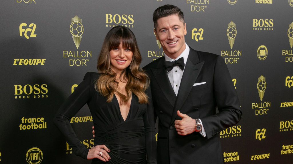 Anna i Robert Lewandowscy na gali wręczenia Złotej Piłki