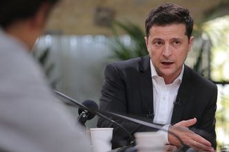 Zełenski: biznes na Ukrainie bezpieczny. Wojsko na granicy to nacisk psychologiczny