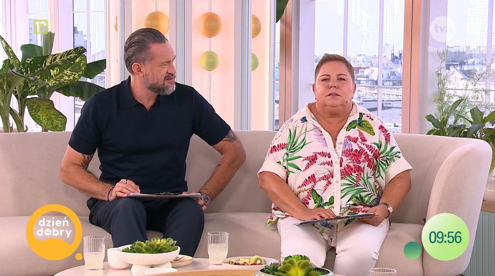 Dorota Wellman i Marcin Prokop w programie "Dzień Dobry TVN"