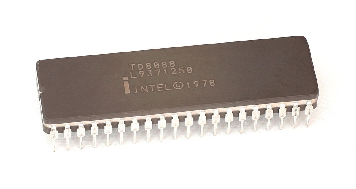Przepiękny Intel 8088