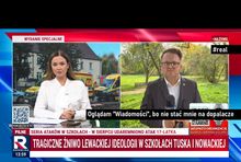 Pasek w trakcie dzisiejszego "wydania specjalnego"