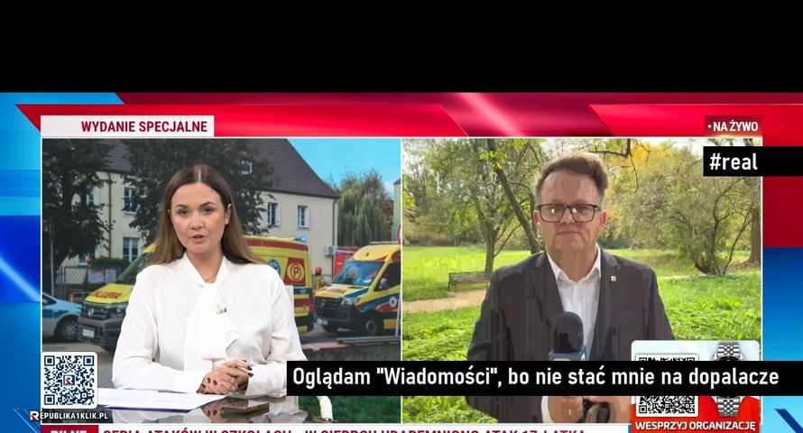 Republika obwinia Tuska i Nowacką za ataki w szkołach. "Wykorzystuje tragedię, żeby szczuć"