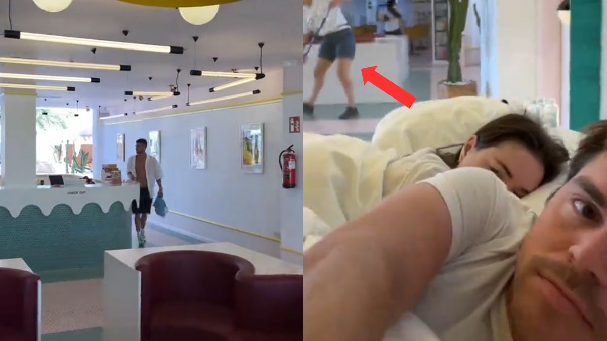 Zameldowali się w przeszklonym pokoju. Przeżyli szok