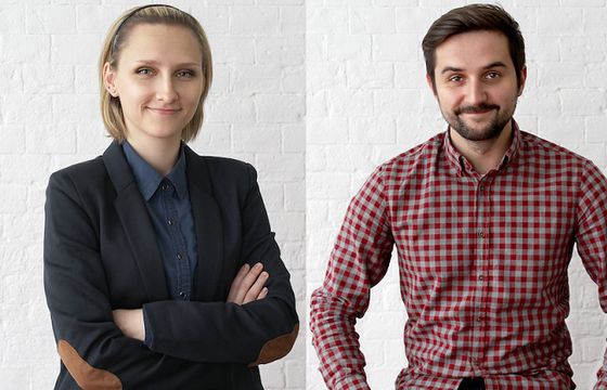 Katarzyna Kaczyńska i Witold Pawlęga w dziale kreacji Mind Progress Group