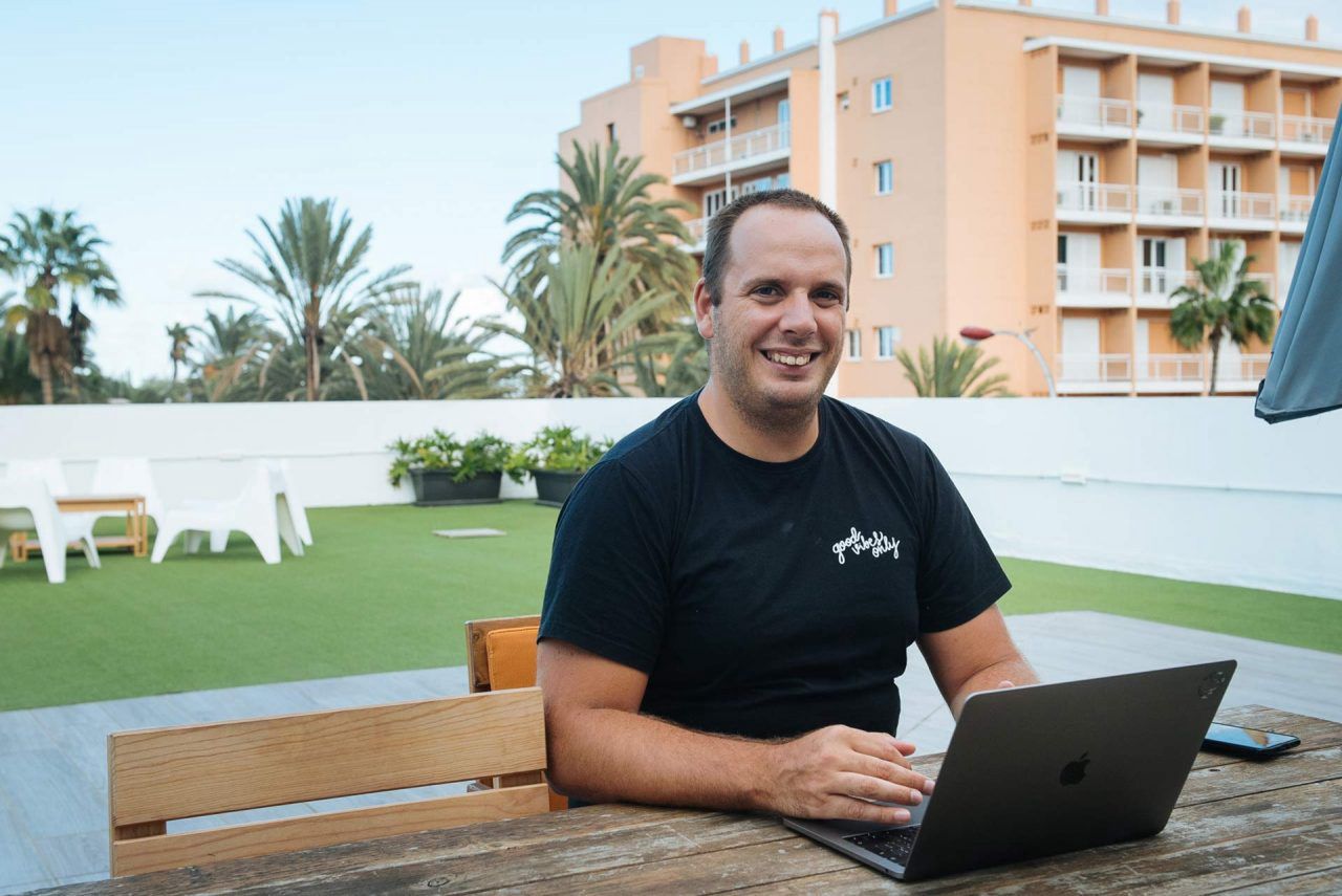 Goncalo Hall, twórca projektu Digital Nomad Village