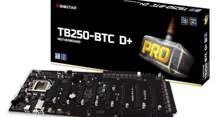 Biostar TB250-BTC D+ - potężna płyta główna do koparek kryptowalut pod 8x GPU