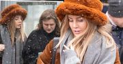 Agnieszka Woźniak-Starak walczy z zimą! W tej czapie śnieg jej nie straszny, ale botki są równie stylowe