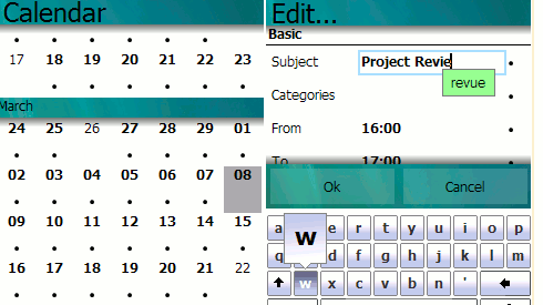 Prosty kalendarz zsynchronizowany z Google 1