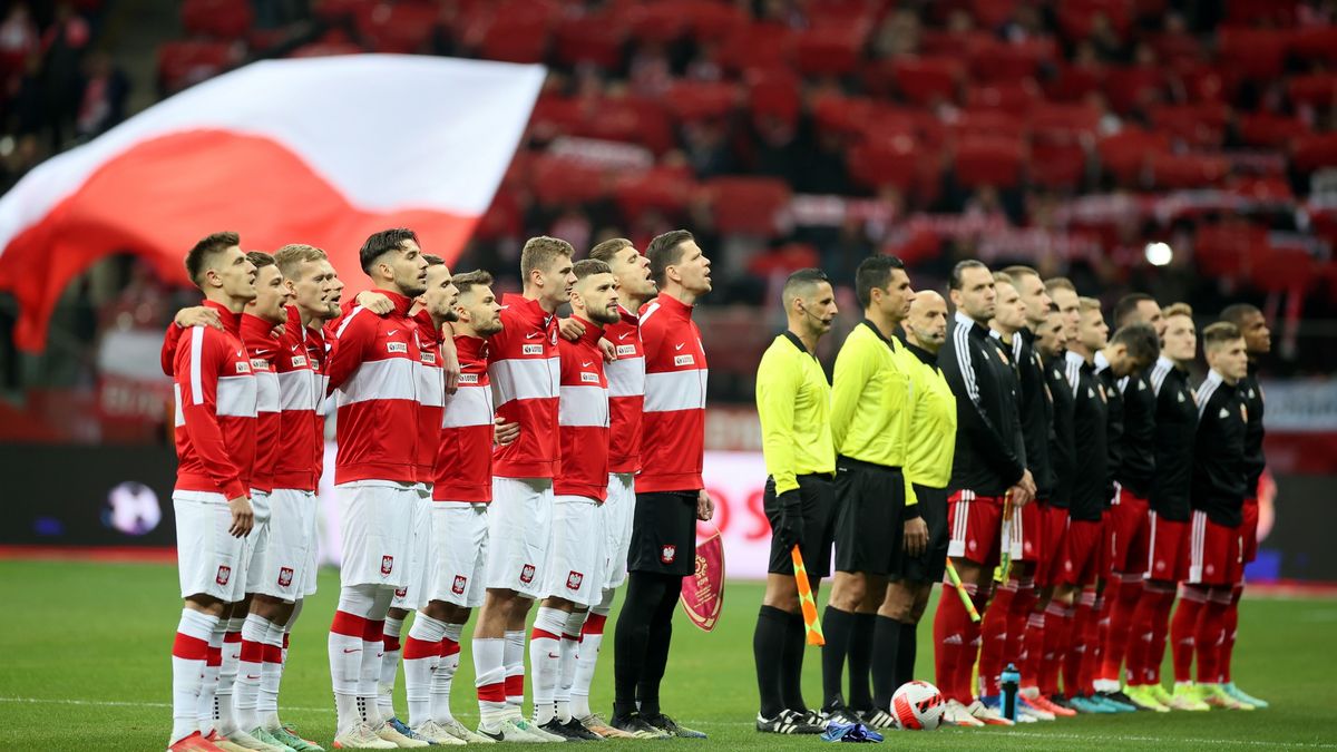 reprezentacje Polski i Węgier przed meczem