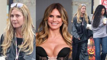 Wolna od MAKIJAŻU Heidi Klum przechadza się w towarzystwie 16-letniej córki. Służy jej wersja sauté? (FOTO)