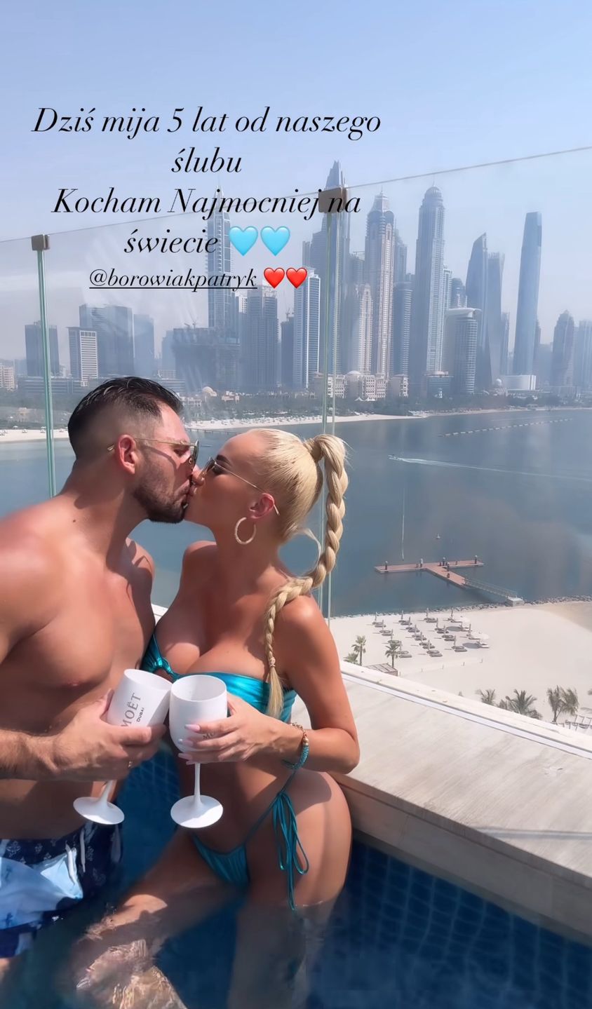 Izabela Macudzińska świętuje 5. rocznicę ślubu w Dubaju 