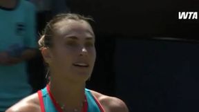 Nagrało się. Oto jak Sabalenka zareagowała na porażkę