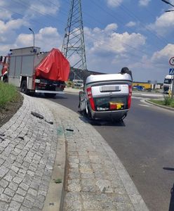 Tychy. Pijany spowodował wypadek. 52-latka w szpitalu