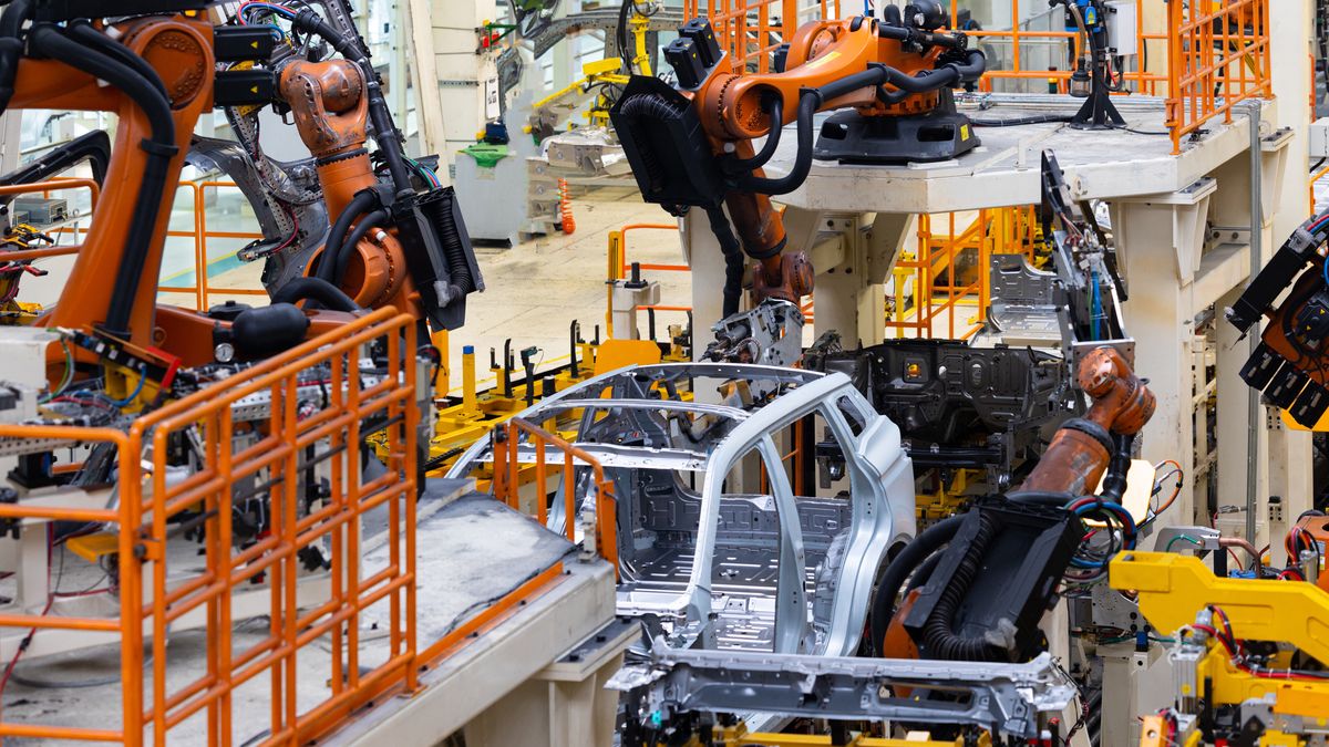 Photo of car bodies are on assembly line. Factory for production of cars. Modern automotive industry. Electric car factory, conveyor
Photo of car bodies are on assembly line. Factory for production of cars. Modern automotive industry. Electric car factory, conveyor.
car, plant, auto, automobile, production line, industry, factory, manufacture, automation, product, vehicle, line, robot, machinery, automotive, conveyor, conveyer, engineering, industrial, machine, mechanical, manufacturing, production, assembly, automated, technology, equipment, construction, transport, transportation, car, plant, auto, automobile, production line, industry, factory, manufacture, automation, product, vehicle, line, robot, machinery, automotive, conveyor, conveyer, engineering, industrial, machine, mechanical, manufacturing, production, assembly, automated, technology, equipment, construction, transport, transportation