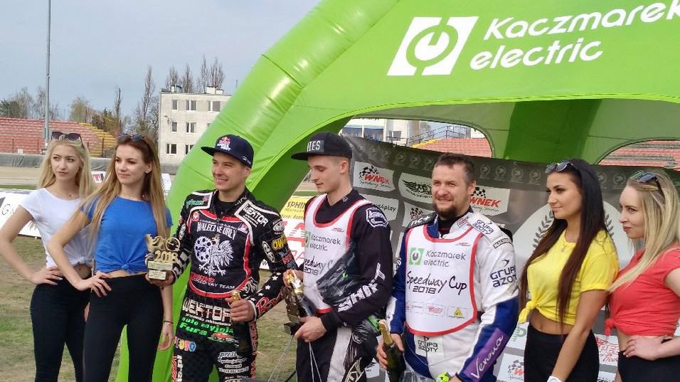 Podium zawodów KESC 2018 w Gnieźnie