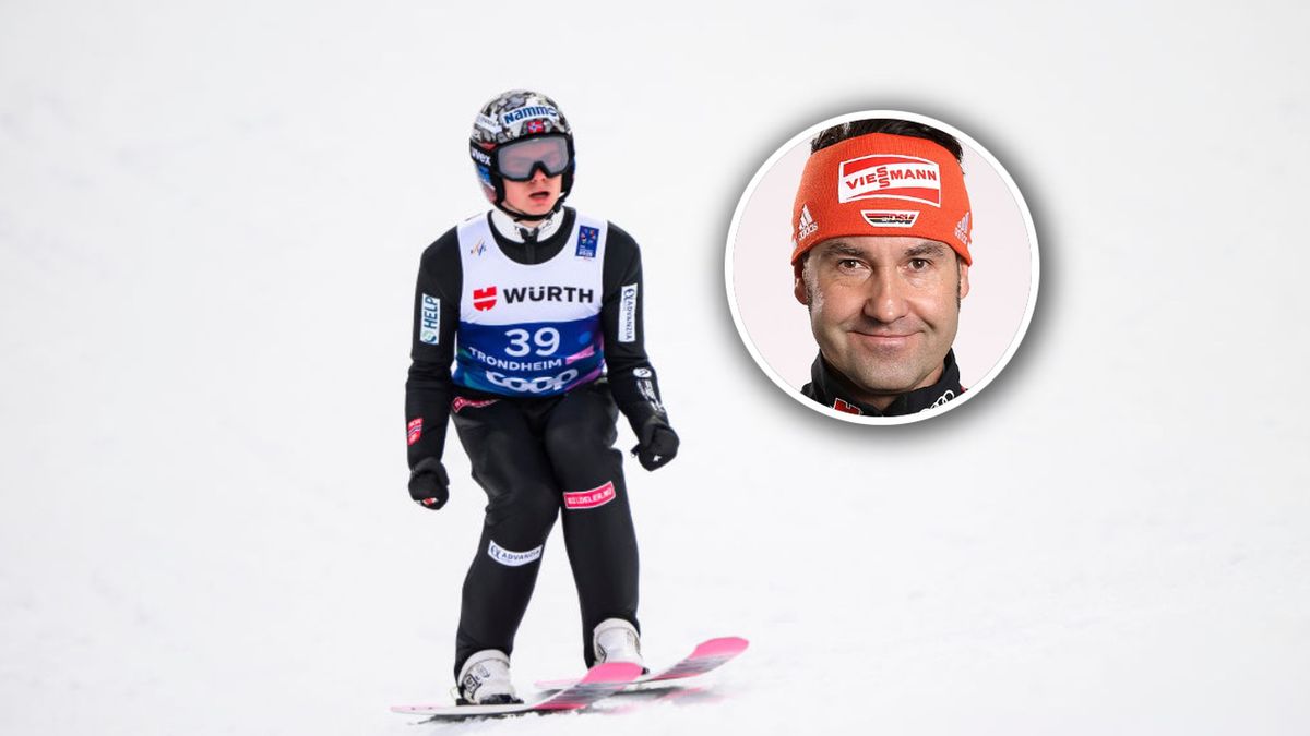Materiały prasowe / Christian Bruna/VOIGT/GettyImages i Pool/Getty Images / Na zdjęciu: Marius Lindvik i Horst Huettel (w kółeczku)
